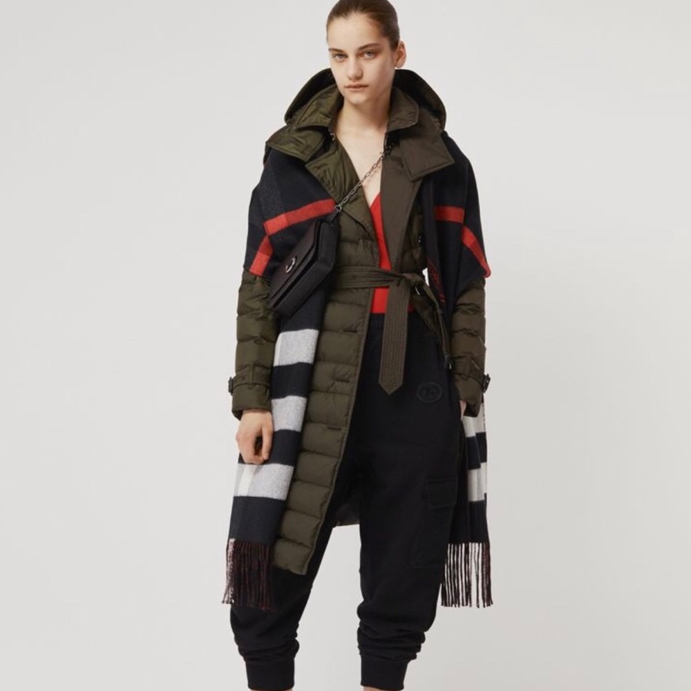 Burberry Allerdale Double-Breasted Puffer Coat L